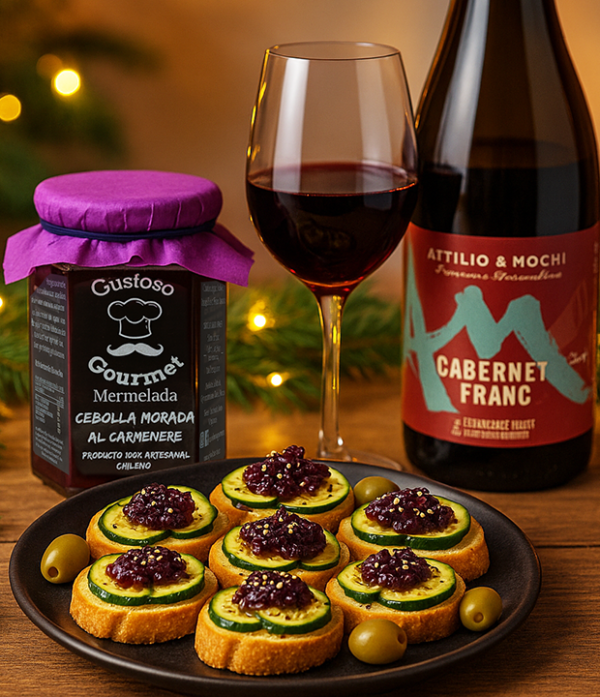 Gustoso-Gourmet-Mermelada-CebollaMorada-Carmenere-RecetaCrostini-web Gustoso Gourmet - Mermelada de Cebolla Morada al Carmenere