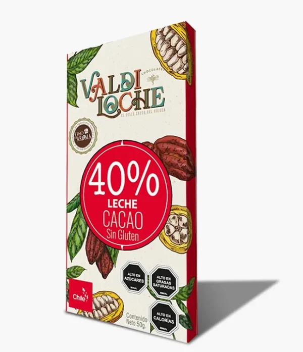 ValdiLoche-Barra-Leche-40%-Cacao ValdiLoche - Barra Leche 40% Cacao