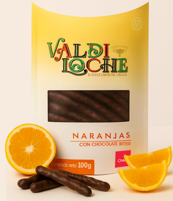 ValdiLoche-Grageas-Naranjas-Bañadas-55cao ValdiLoche - Grageas de Naranja Chocolate Bitter