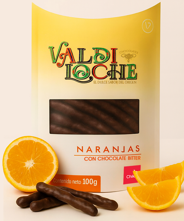 ValdiLoche - Grageas de Naranja Chocolate Bitter